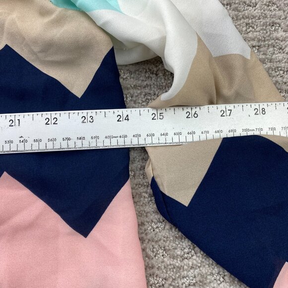 Ardene Women's Tunic Shirt Dress Size Extra Large XL Multicolor Zig Zag Patterrn - Picture 7 of 8